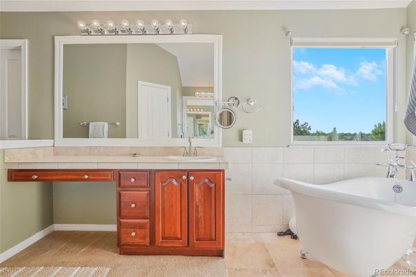 Bathroom, Dual Sink Vanities, Free Standing Baths, Interior