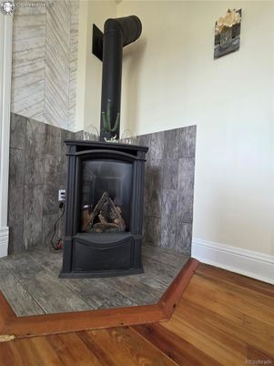 Fireplace, Interior, Wood Texture Flooring