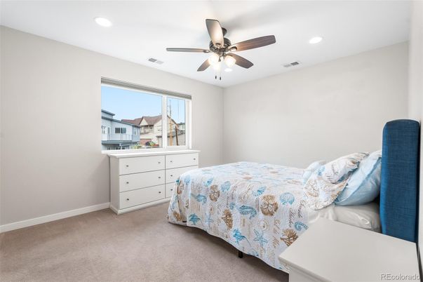 Bedroom, Interior, Recessed Lighting