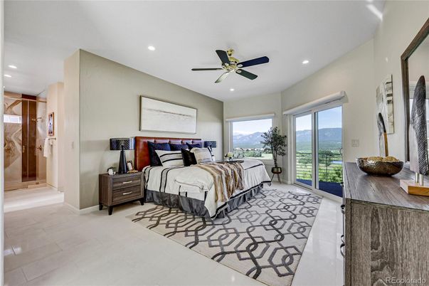 Bedroom, Interior, Recessed Lighting