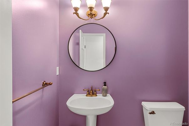Bathroom, Chandelier, Interior