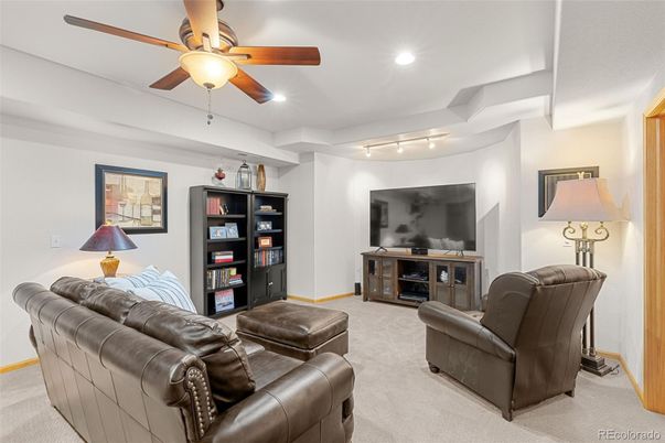 Interior, Living room, Recessed Lighting