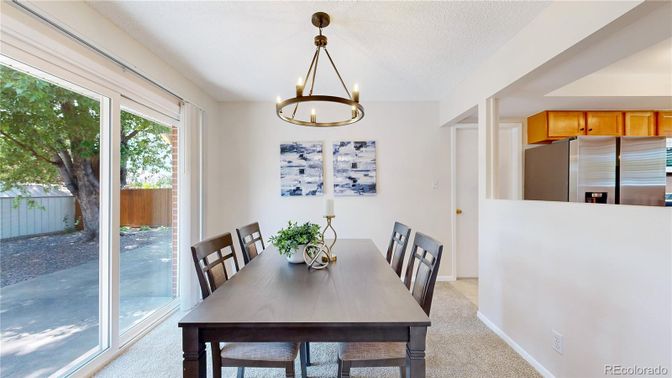 Dining room, Interior, Pendant Lights