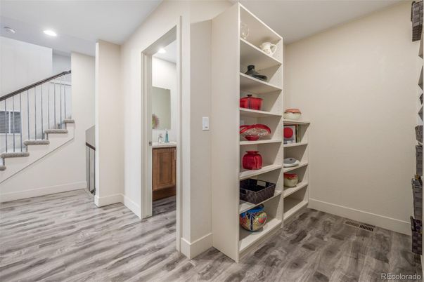 Interior, Recessed Lighting, Wood Texture Flooring
