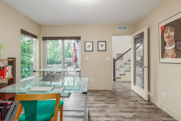 Home Office, Interior, Wood Texture Flooring