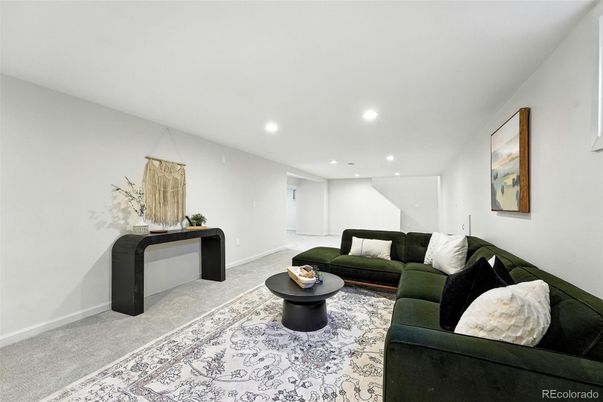 Interior, Living room, Recessed Lighting
