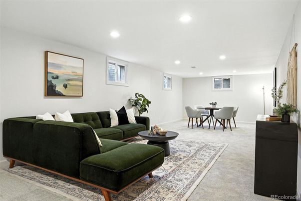 Dining room, Interior, Living room, Recessed Lighting