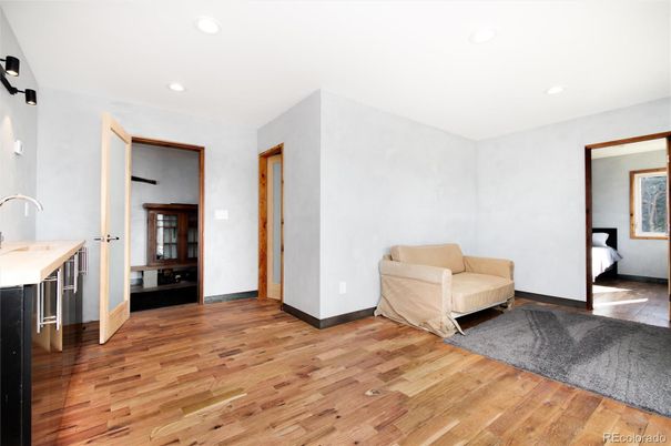 Interior, Recessed Lighting, Wood Texture Flooring