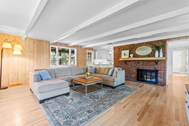 Fireplace, Interior, Living room, Stone Walls, Wood Texture Flooring, Wooden Walls