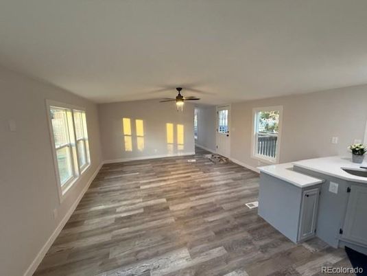 Empty room, Interior, Wood Texture Flooring