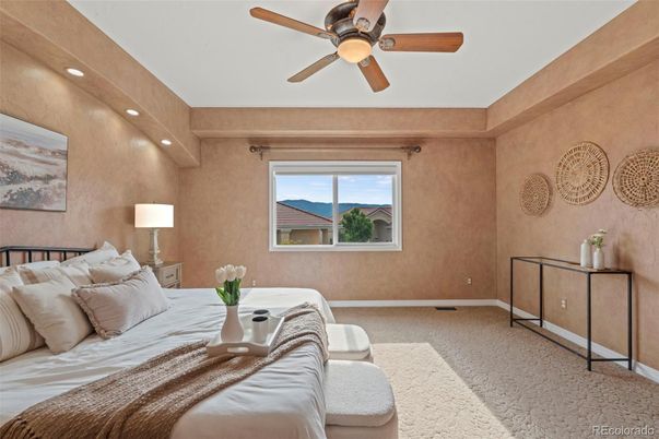 Bedroom, Interior, Recessed Lighting