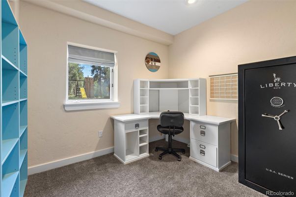 Home Office, Interior, Recessed Lighting