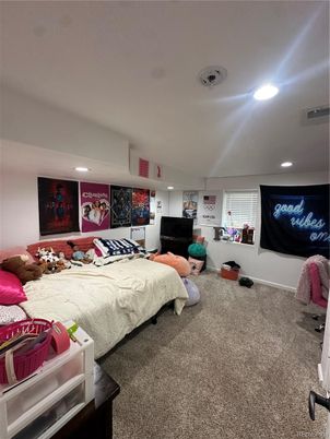 Bedroom, Interior, Recessed Lighting