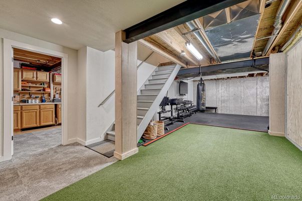 Fitness Equipment, Interior, Recessed Lighting