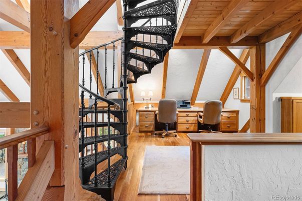 Home Office, Interior, Wooden Beams, Wooden Ceilings, Wood Texture Flooring
