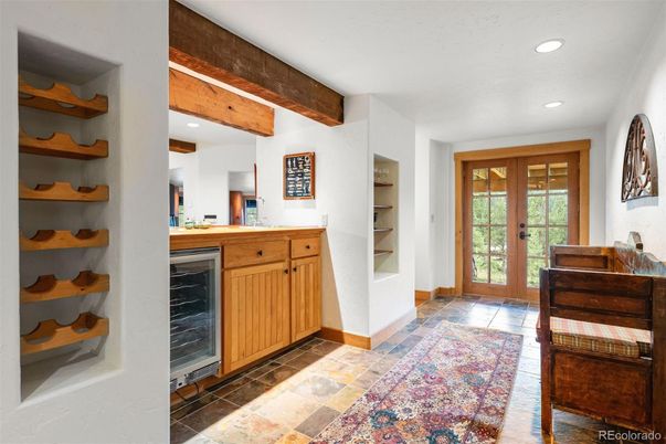 Interior, Recessed Lighting, Wooden Beams