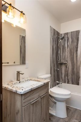 Bathroom, Interior, Wood Texture Flooring