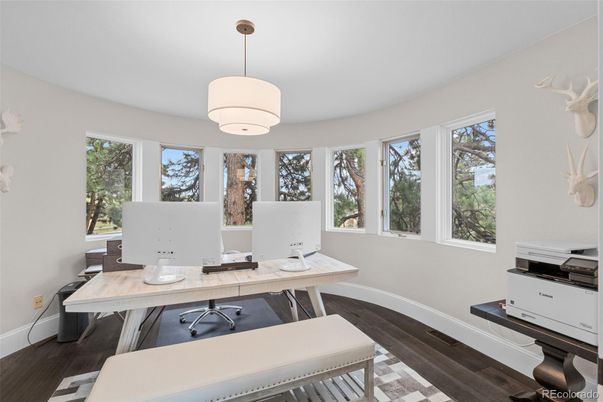 Home Office, Interior, Wood Texture Flooring