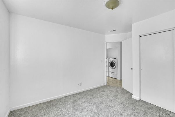 Empty room, Interior, Utility Closets, Washer