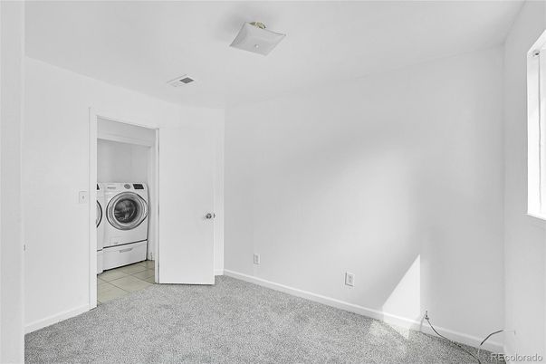 Empty room, Interior, Utility Closets, Washer