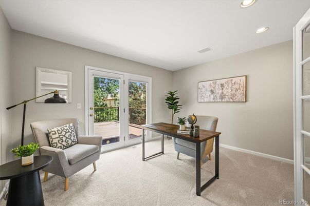 Home Office, Interior, Recessed Lighting