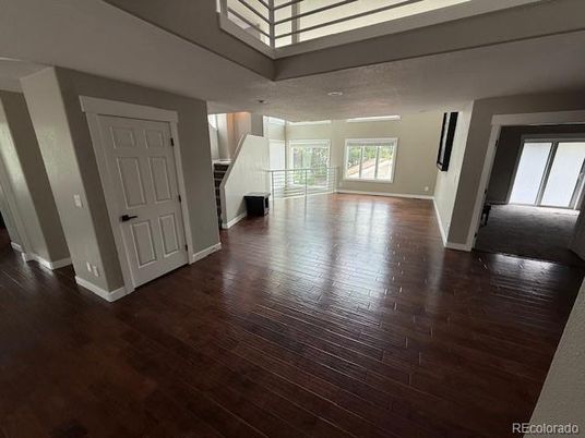 Empty room, Interior, Wood Texture Flooring
