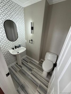 Bathroom, Interior, Wood Texture Flooring