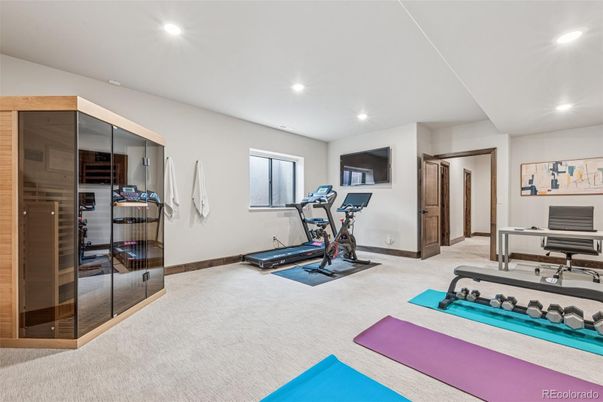 Fitness Equipment, Interior, Recessed Lighting