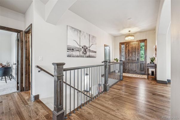Chandelier, Interior, Wood Texture Flooring