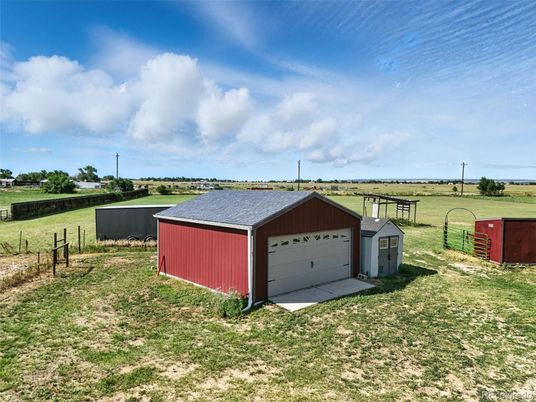 Backyard, Detached Garage, Exterior