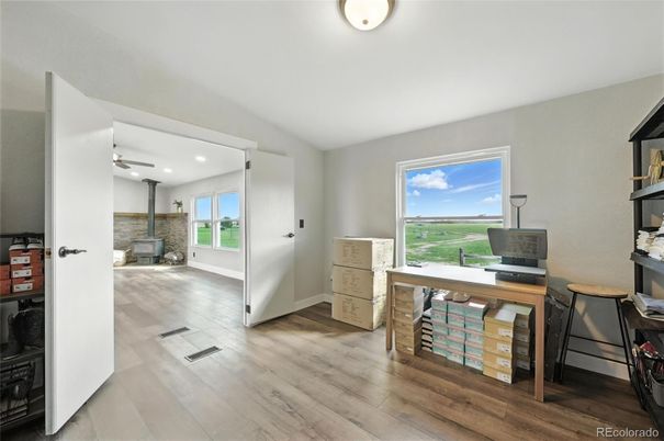 Interior, Recessed Lighting, Wood Texture Flooring