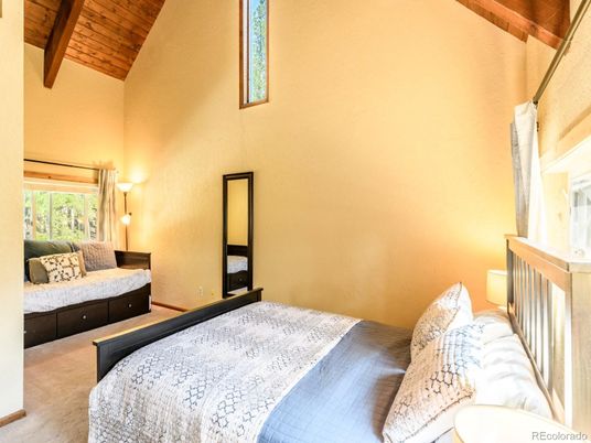 Bedroom, Interior, Wooden Beams, Wooden Ceilings