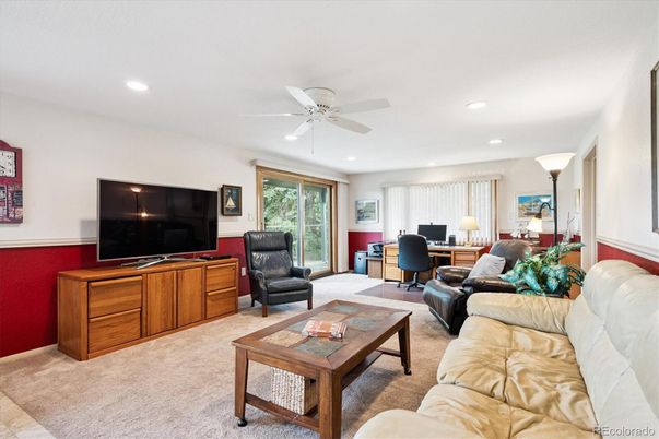 Home Office, Interior, Living room, Recessed Lighting