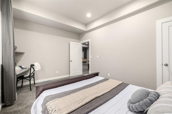Bedroom, Interior, Recessed Lighting