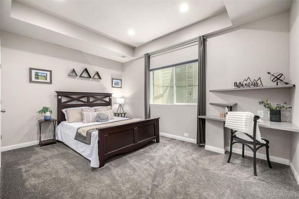 Bedroom, Home Office, Interior, Recessed Lighting