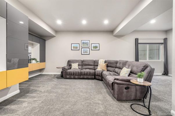 Interior, Living room, Recessed Lighting