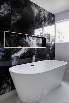 Bathroom, Free Standing Baths, Interior, Marble Walls