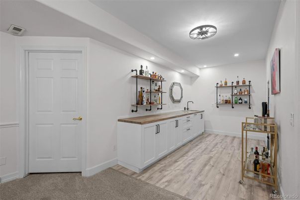 Interior, Recessed Lighting, Wood Texture Flooring