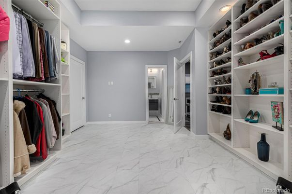 Interior, Marble, Recessed Lighting, Walk-in Closets
