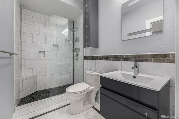 Bathroom, Glass Shower, Interior