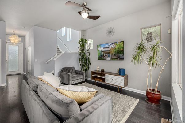 Chandelier, Interior, Living room, Wood Texture Flooring