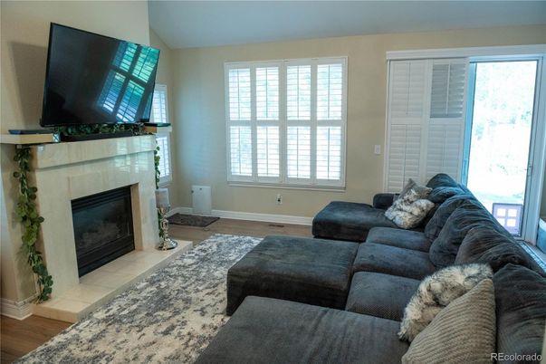 Fireplace, Interior, Living room, Wood Texture Flooring
