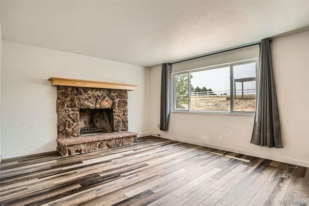 Fireplace, Interior, Wood Texture Flooring