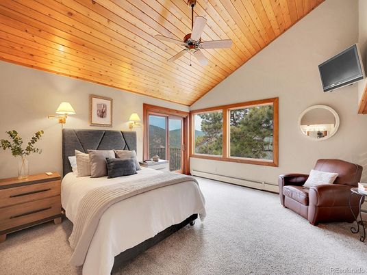 Bedroom, Interior, Wooden Ceilings