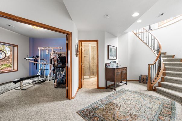 Fitness Equipment, Interior, Recessed Lighting