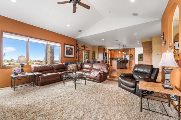 Interior, Kitchen, Living room, Pendant Lights, Recessed Lighting, Stainless Steel Appliances, Wood Texture Flooring
