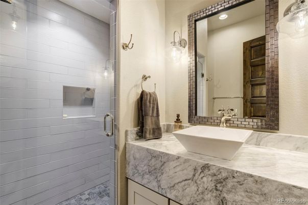Bathroom, Glass Shower, Interior