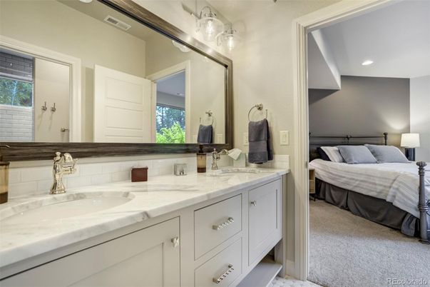 Bathroom, Bedroom, Dual Sink Vanities, Interior, Recessed Lighting