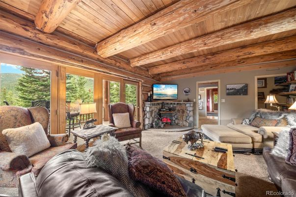 Interior, Living room, Wooden Beams, Wooden Ceilings