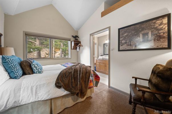 Bedroom, Interior, Wooden Beams